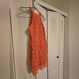 Lulus Coral Cocktail Dress